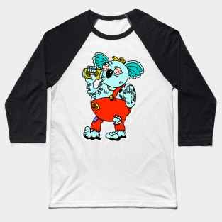 Blinky Bill goes downhill Baseball T-Shirt